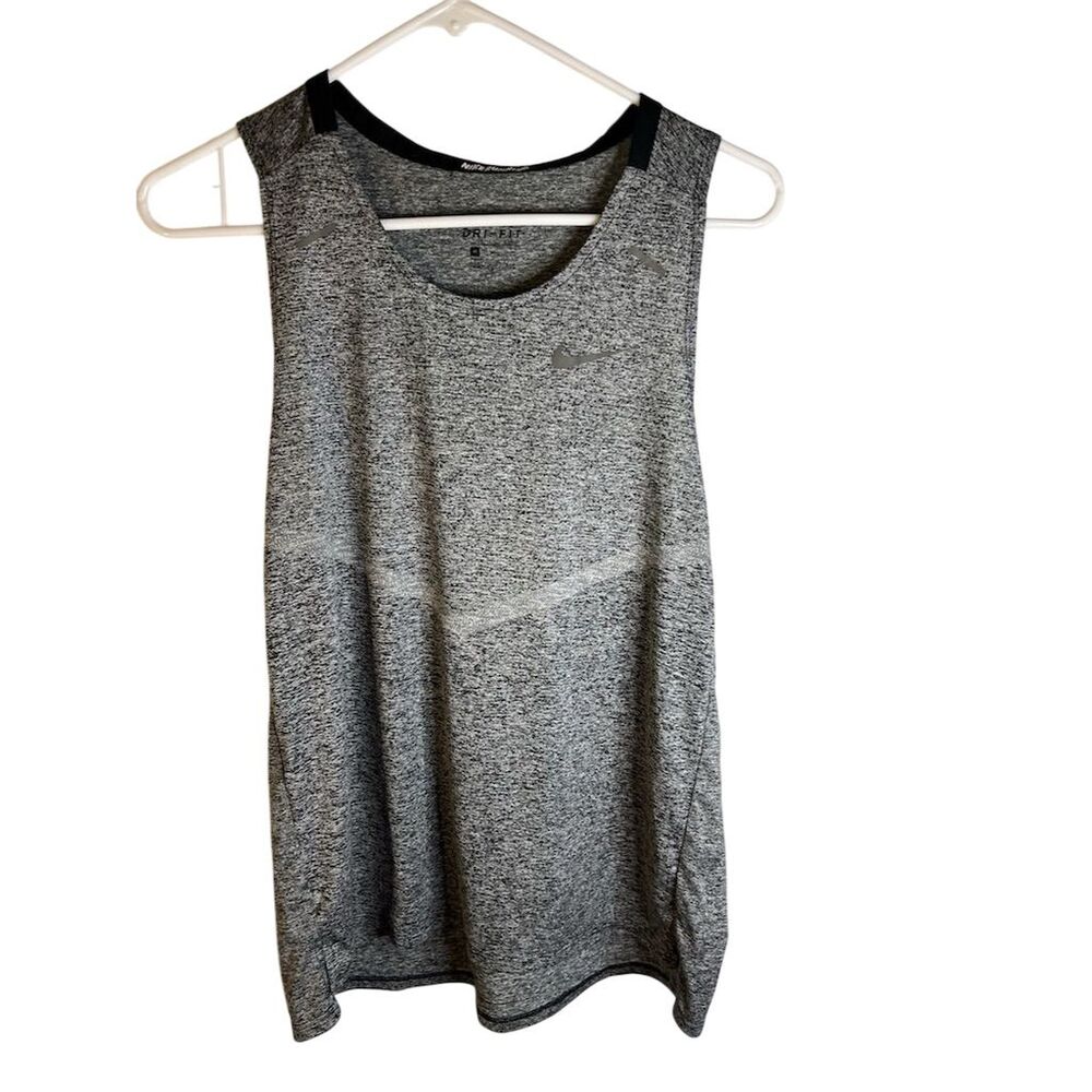 Nike Men's Dri-FIT Black Running Tank Top Size M Sleeveless Athletic